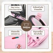 เครื่องทำแซนวิช-ลายหมี-สีชมพู